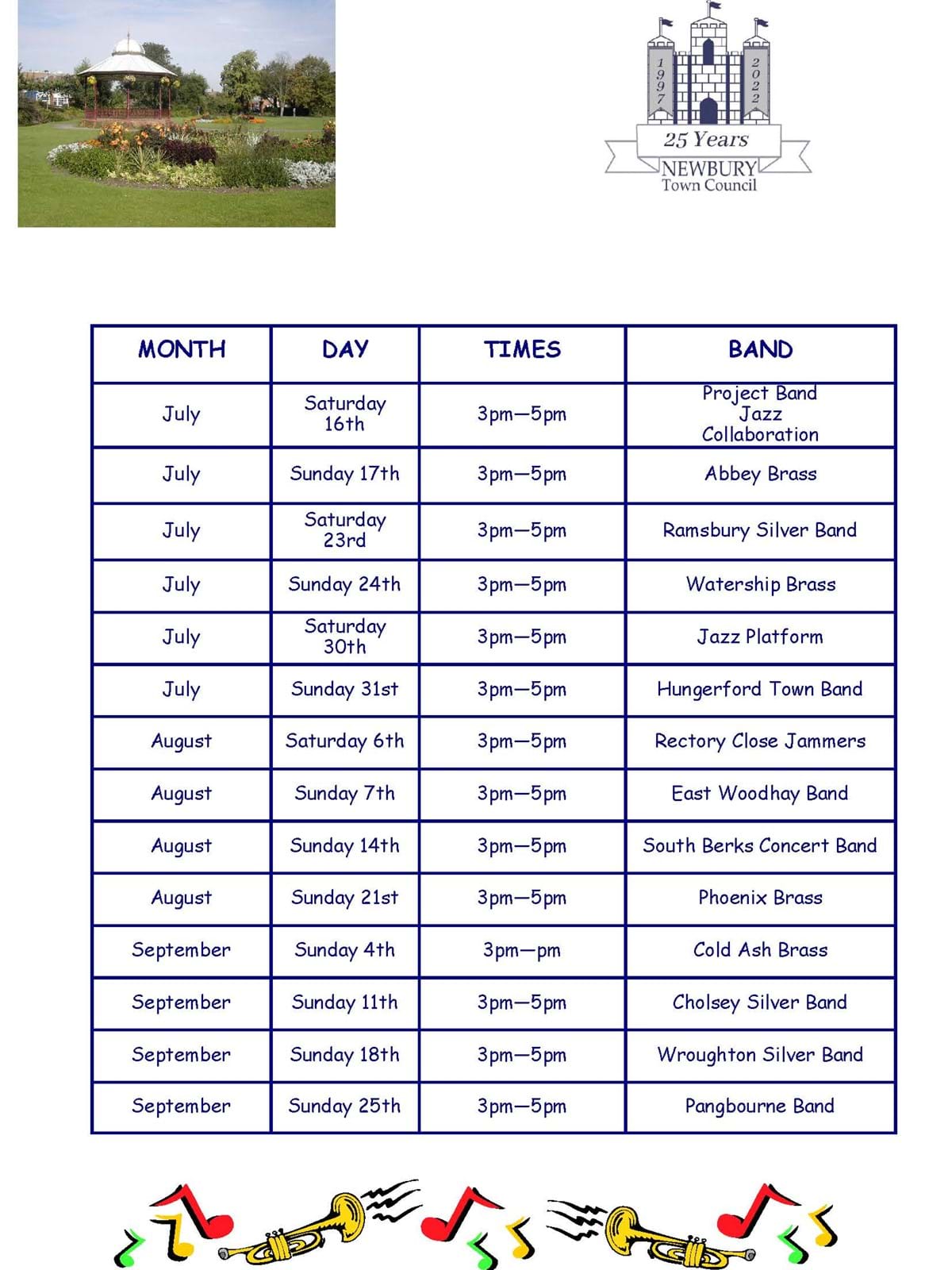 Bandstand Notice 2022 #4 Page 2